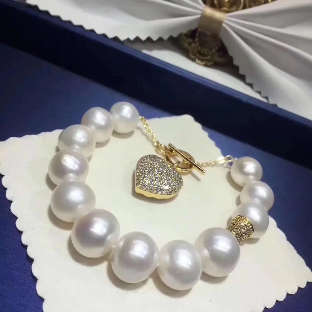 Изысканные ювелирные изделия натуральная пресноводная вода 11-13 мм жемчужные