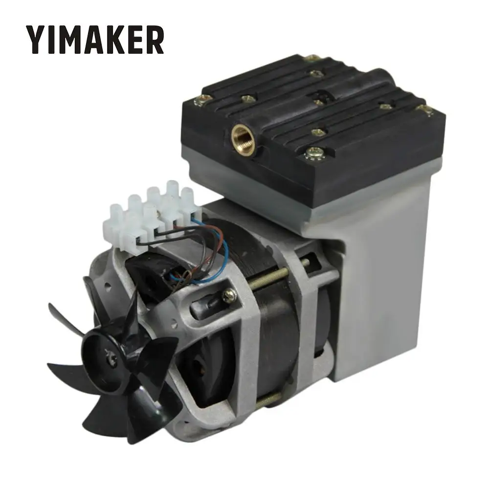 YIMAKER AC 220V 80W безмасляный мембранный вакуумный насос Электрический мини-33L/мин вакуумный поток