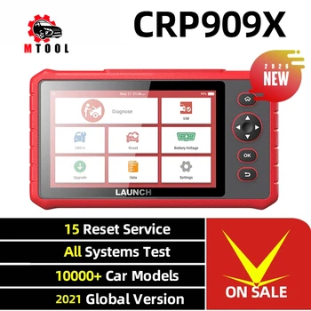 Новый Автомобильный сканер LAUNCH X431 CRP909X OBD2, автомобильный диагностический инструмент, диагностика авто, диагностика всех систем PK X431 diagun, ори... Новый Автомобильный сканер LAUNCH X431 CRP909X OBD2, автомобильный диагностический инструмент, диагностика авто, диагностика всех систем PK X431 diagun, ори...