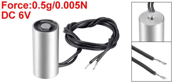 DC 6V 5N Uxcell 6W 180N сосущий диск электромагнитный подъемник Холдинг Электромагнит - Цвет: DC 6V 5N