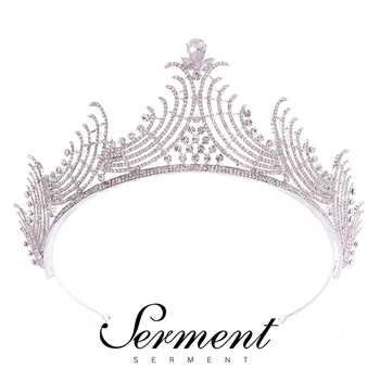 

SERMENT Birthday Crown Fashion Hair Jewelry Bridal Party Hair Accessories Number Birthday Cake Crown Jewelry Lovely Girl's Gift