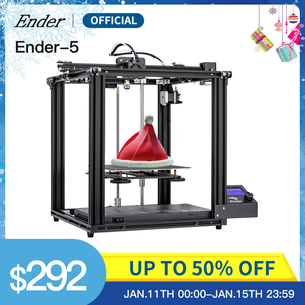 3D принтер Ender 5 большой размер печати Cmagnetic Build Plate выключение питания Resume Easy Core XY