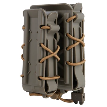 

2Pcs WST Magazine Pouch Fastmag Holder For 5.56 / 7.62 / 9MM / 45ACP - Tan