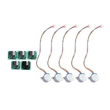 

5pcs DC 5V Stepper Motor Controllers+ULN2003 Driver Module Board 28BYJ-48 TE118