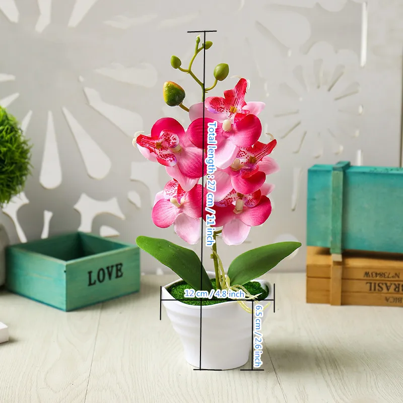 de jardim, plantas em vaso artificial, flores de orquídea