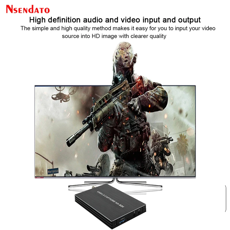 1080P 60FPS 3G SDI to USB3.0 USB 3.0 Video Capture Grabber card Record Live Streaming for SDI Dome Camera HD Medical Endoscope