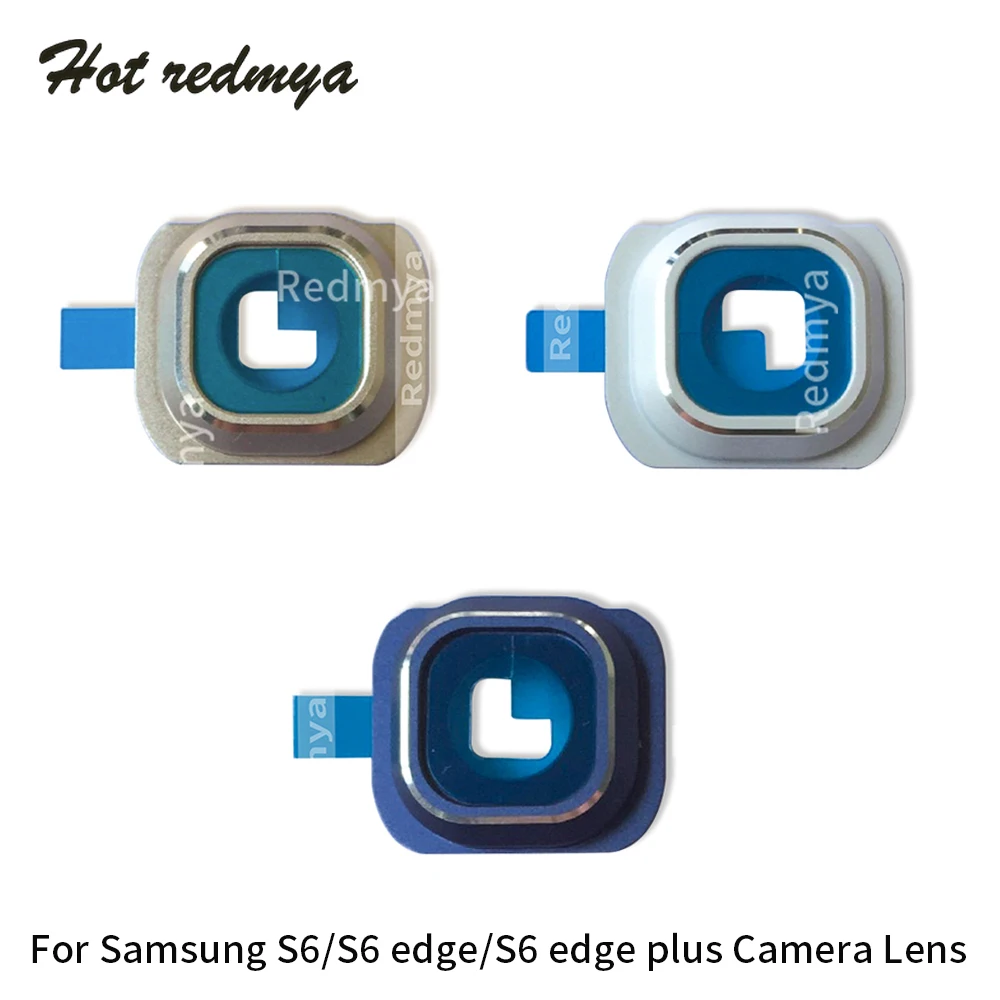 Стеклянное кольцо для объектива задней камеры 2 шт. крышка Samsung Galaxy S6 s6 Edge Plus с