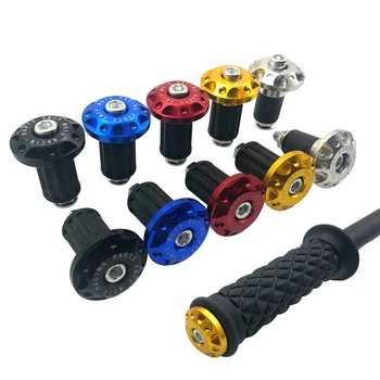 

Universal 2Pcs Set Motorcycle Aluminum Handlebar Gear Balanced Plug Slider Handle Bar End Weights Grips Cap