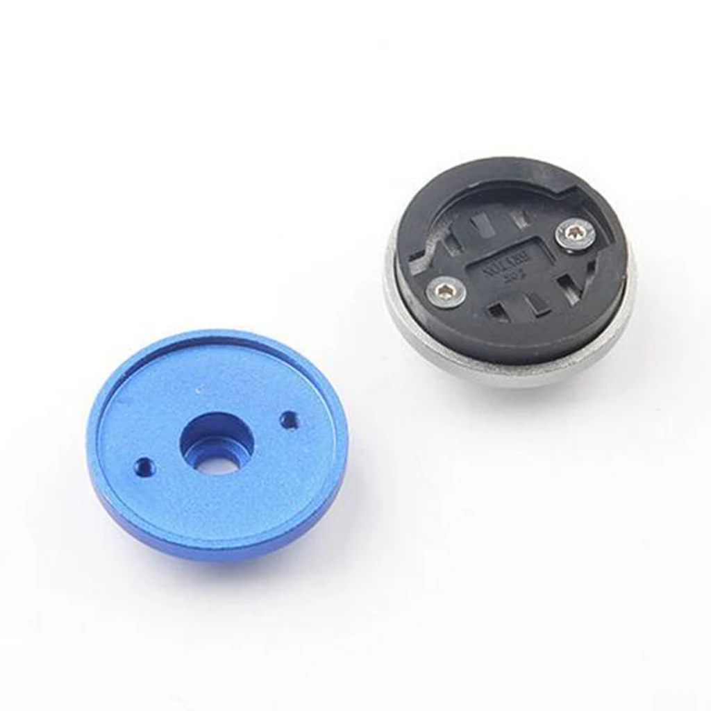 Aluminium Alloy Bicycle Stem Top Cap Computer GPS Stopwatch Mount Holder for Garmin