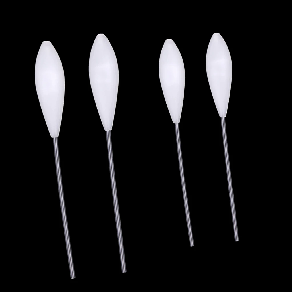 4pcs Acrylic Bombarda Floats Fly Fishing Casting Floats Bobber 5.7g & 10g