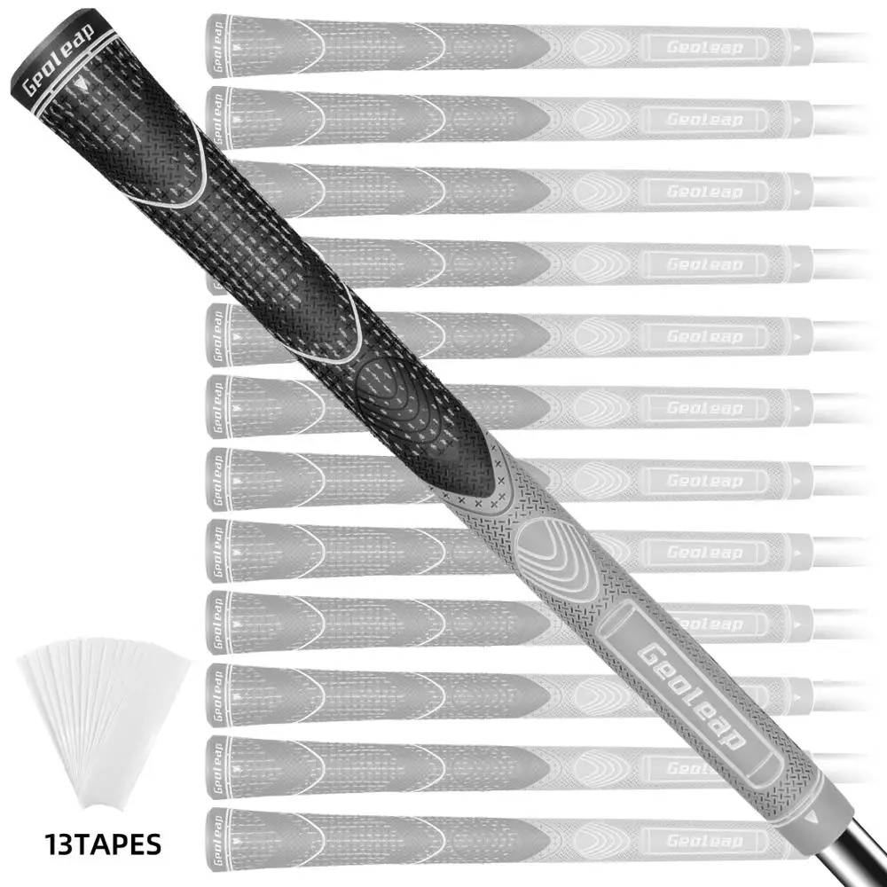 Geoleap Multi Compound Golf Grips Cord with rubber standard size 13pcs