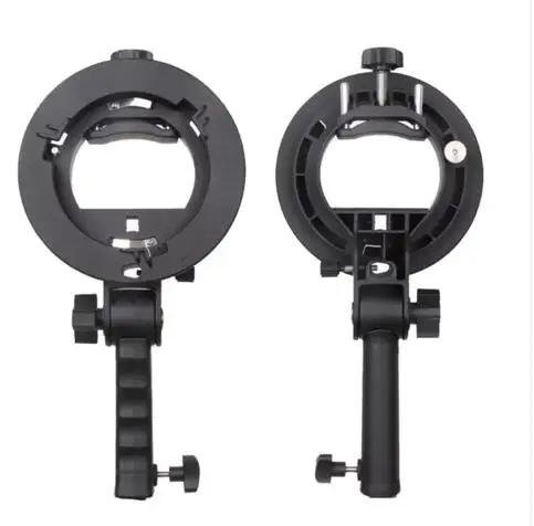 Handheld Grip S Type Bracket Bowens S Mount Holder for Speedlite Flash Snoot Softbox Beauty Dish