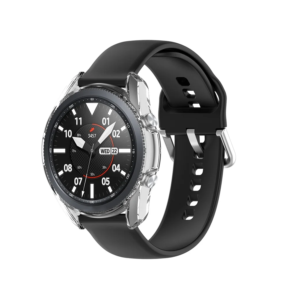 Чехол для часов Мягкий защитный чехол из ТПУ прозрачный экран Samsung Galaxy Watch 3 41 мм 45