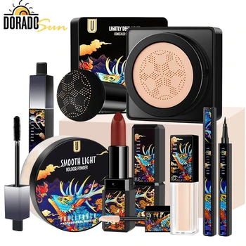 

Yuli Yula Mystery Deer Painting Color Beauty Set Box 7-piece Set BB Cream Oil Control Makeup Powder Mascara Eyeliner Set
