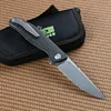 Green thorn f3ns D2 blade titanium + carbon fiber handle outdoor camping hunting practical fruit knife folding knife EDC tool。 ► Photo 2/6