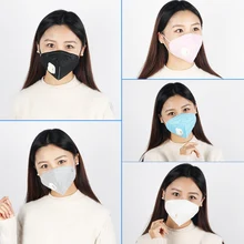 Новая Пылезащитная маска с клапаном для дыхания PM2.5, стерео маска с активированным углем для ушей, 3 штуки