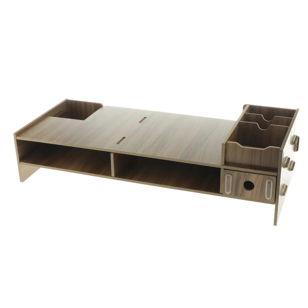 Laptop TV Stand Desktop Container Riser Printer Shelf Computer Laptop Desk Organizer Storage Organizer Office Desk