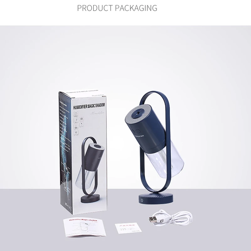 ELOOLE Светодиодный увлажнитель воздуха с проектором, 360, USB, Мини Портативный аромамасляный диффузор, распылитель, очиститель воздуха