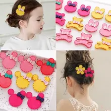 Корейский стиль, Детские аксессуары для волос, Волшебная наклейка, для волос, бахрома, ручка, стабилизатор, коврик, мультфильм, скрывает вещество, цветок, взрыв, наклейка