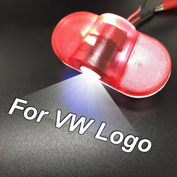

LED Car Door Logo Light Laser Projector For Volkswagen VW Golf Beetle Caddy Touran Lavida Emblem Ghost Shadow Lamp Accessories