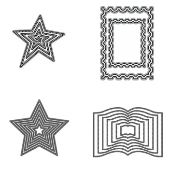 

Metal Cutting Dies small star for Scrapbooking Steel Craft Die Cut Embossing Paper Card Album Stencil 2020 NEW