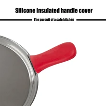 Силиконовая кастрюля ручка Бытовая ручка кастрюли изоляция моющаяся ручка кастрюли крышка кухонные принадлежности