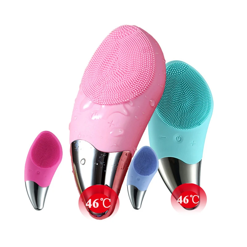 

Sonic Facial Cleansing Brush With 3 Function Modes,Waterproof,USB Rechargeable For All Skin Types Deep Cleansing Facial Massager