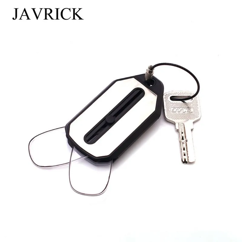 

Mini Pocket Foldable Clip Nose Reading Glasses Keychain Black Frame For Readers