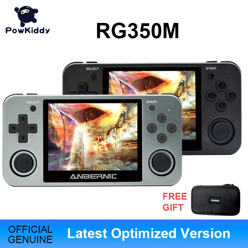 Консоль игровая Powkiddy RG350 металлический корпус 3 5 дюйма IPS экран|Портативные