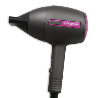 

Hair dryer low Radiation, Dryer with contentrador air 1000W Engine, three Levels of Heating.