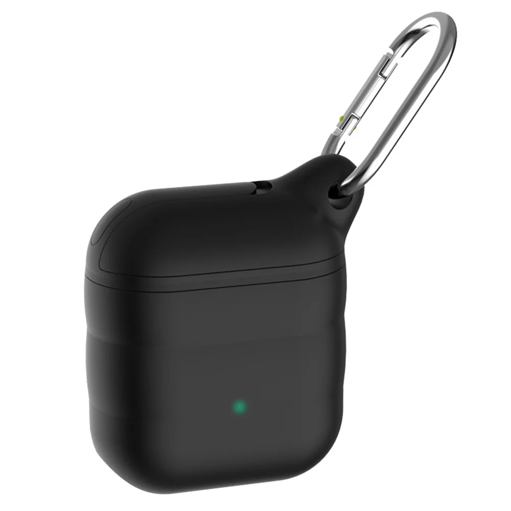 Мягкий силиконовый чехол для наушников для Apple AirPods 1 2, защита от потери, водонепроницаемый защитный чехол для наушников, зарядная коробка для AirPods