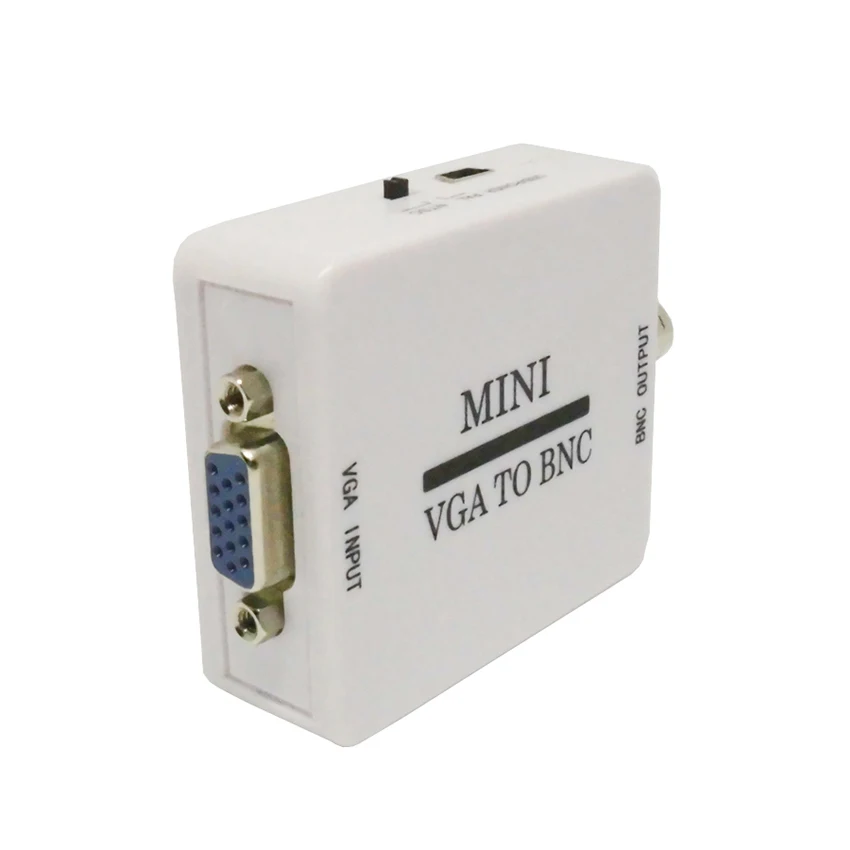 Оригинальный конвертер Mini HD VGA в BNC композитный адаптер конверсионный цифровой