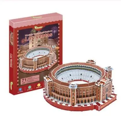 Las Ventas, Испания, Мадрид, обучающая 3D Бумага, сделай сам, головоломка 3398, модель, Обучающие комплекты игрушек, детская Подарочная игрушка