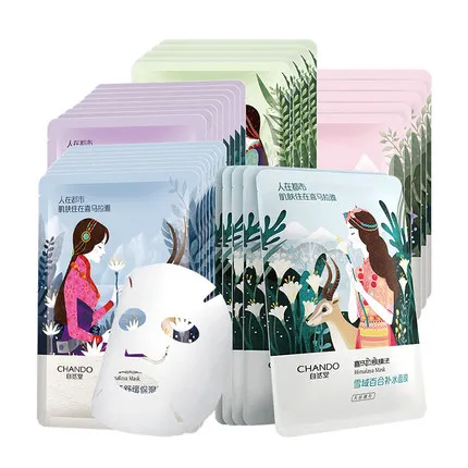 Маска для лица CHANDO Snow Lily увлажняющая отбеливающая маска против акне и старения