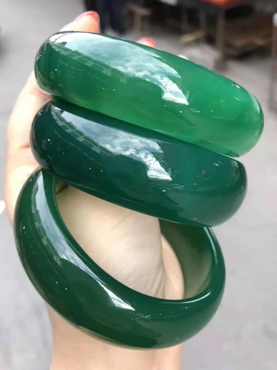 

Natural 7A Chalcedony Real jade wide bangle bracelets women bangle jade jewelry jadeite jade bangles bracelet for gift women