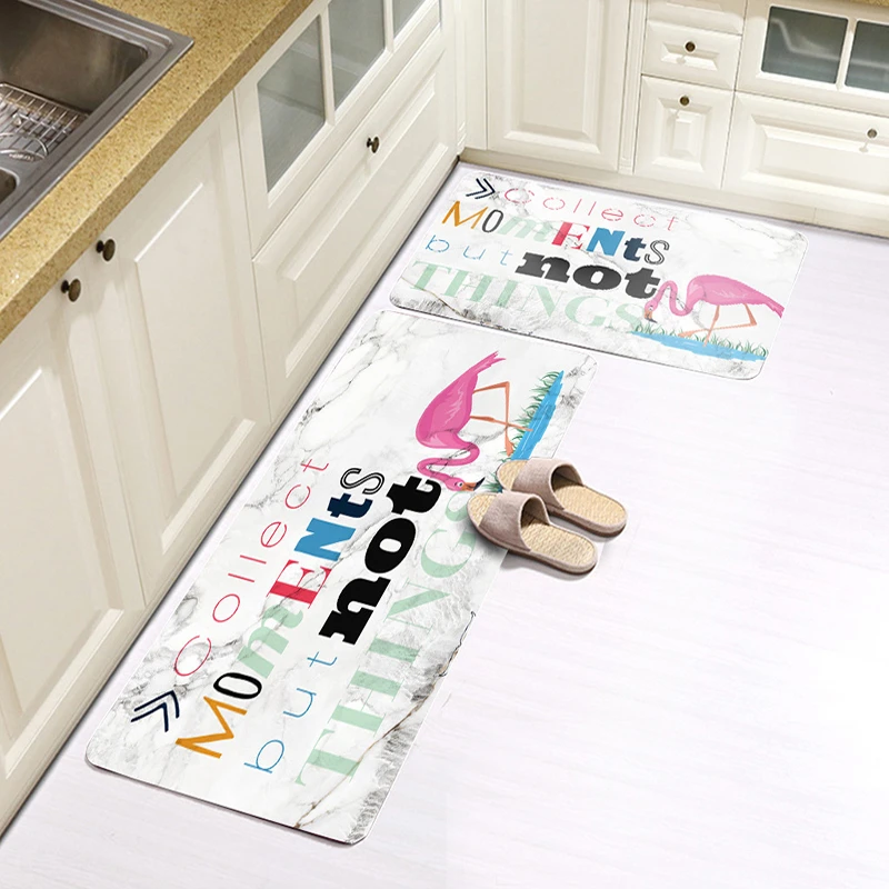 

Long Kitchen Mat Bath Carpet Floor Mat Home Entrance Doormat Tapete Absorbent Bedroom Living Room Floor Mats Modern Kitchen Rugs