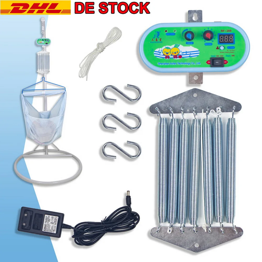 

Детская колыбель контроллер с немецким адаптером Внешнее питание Авто Rock Play вибрирующий сон детские качели сменный мотор