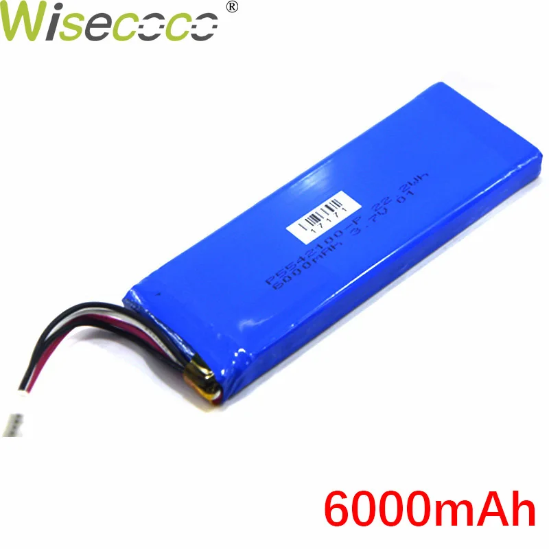 Wisecoco P5542100-P 6000 мАч аккумулятор для J BL 2017DJ1714, APJBLPUESE3, импульсный 3 высококачественный аккумулятор
