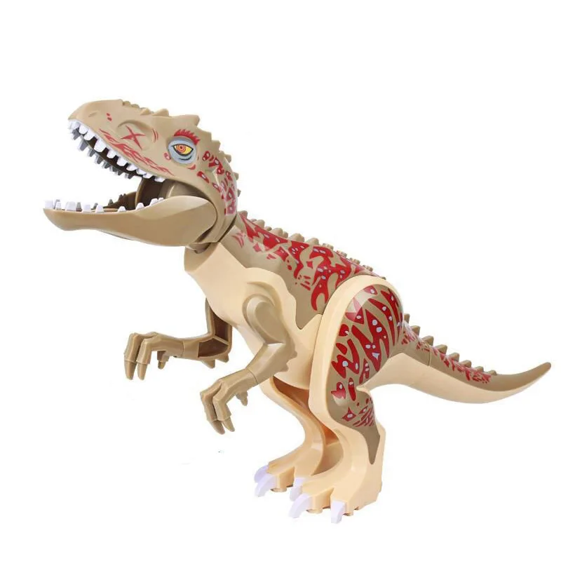 Jurassic Building Blocks World Dinosaurs Figures Bricks Baryonyx Tyrannosaurus Rex Indominus Rex I-Rex Assemble Kids Toys building blocks construction blocks