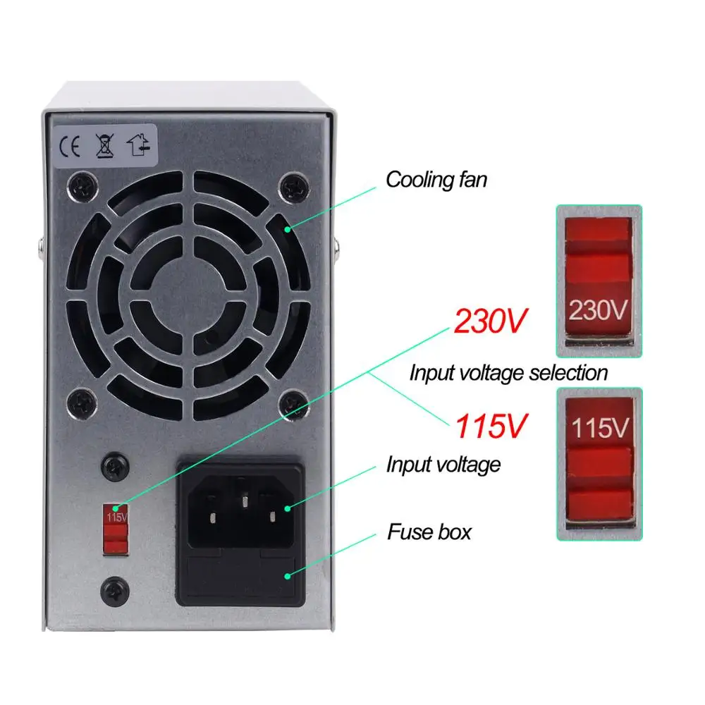 Регулируемый лабораторный блок питания NPS306W 30V6A регулируемый источник напряжения стабилизатор скамья Ssource цифровой импульсный источник питания