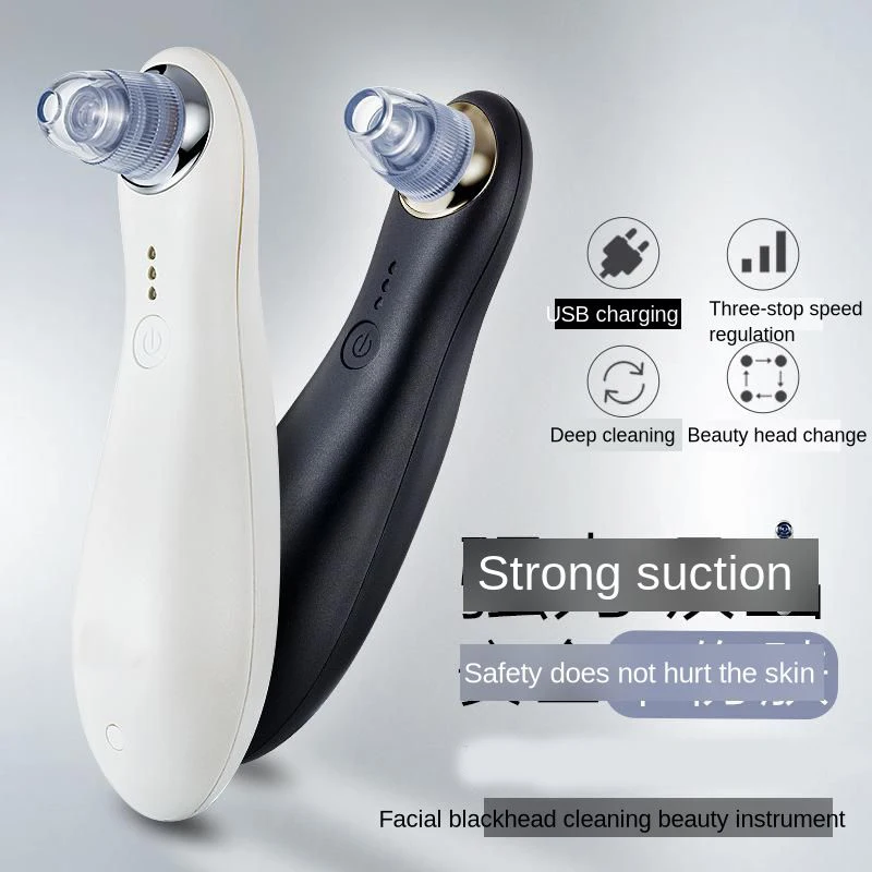 Aspirador de pó Remoção da Pele Poros Acne Espinha Máquina Aperto Zona Nariz Preto Cabeça Extrator Encolhimento Dermabrasion Beleza 7 Cheap Utensílios de cuidado facial