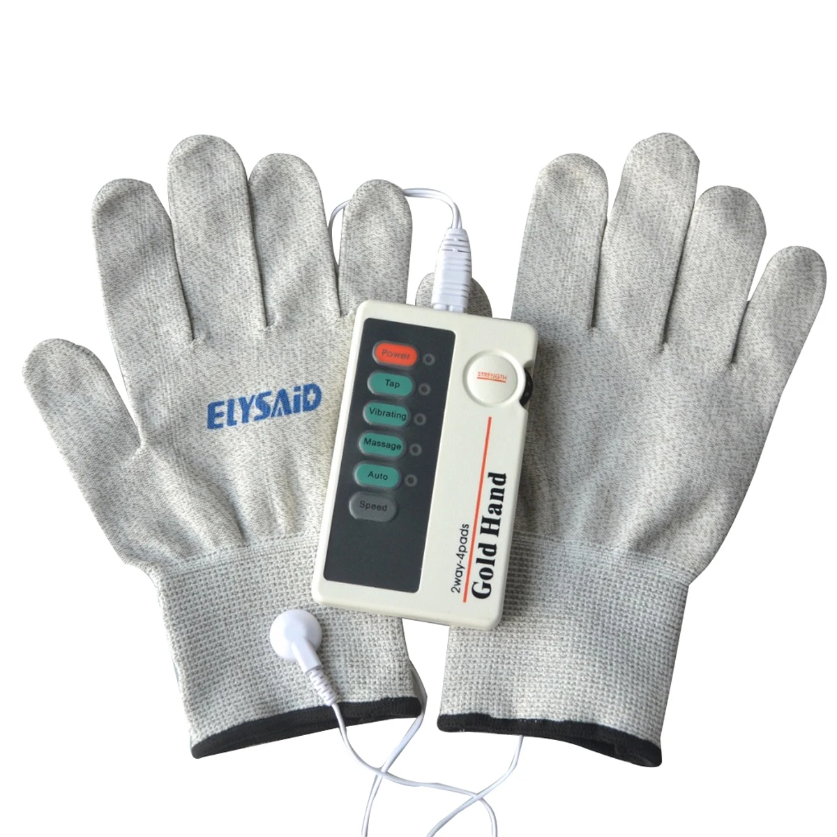 

XFT-502 2Ways 4Pads Electrical Stimulator Low Frequency Digital Massager TENS Machine For Body Massage+1Pair Conductive Gloves