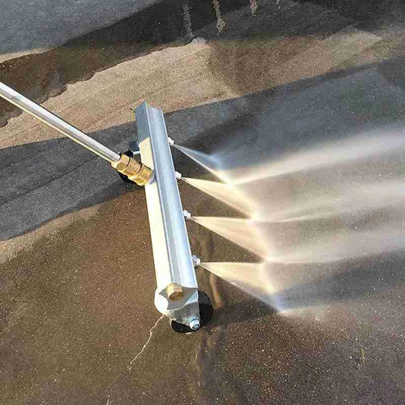 Undercarriage Cleaner for Pressure Washer- 16 Inch Water Broom, 2 in 1 Power Washer Wand with 180 Degree Quick Connecting Pivot
