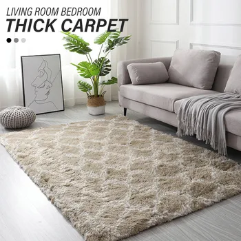 

Modern Style Non-slip Washable Thicker Soft Carpet Coffee Table Floor Carpet Rug Mat Living Room Bedroom Hotel Textile 5 Sizes