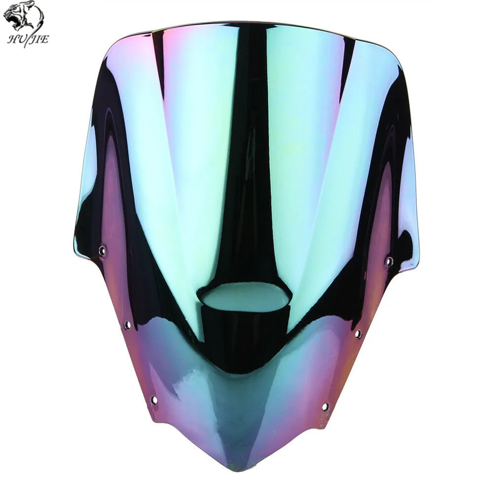 Лобовое стекло для Yamaha FZ1 Fazer FZ1S FZS1000S 2006 2011 2007 2008 2009 2010 Black Double Bubble FZS 1000 1000S|Козырьки