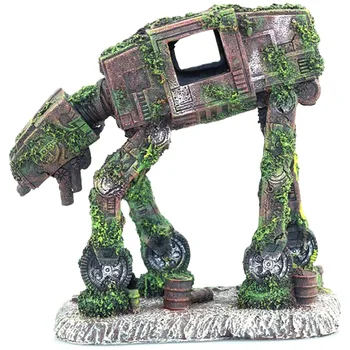 

Aquarium Decoration Fish Tank Landscaping Decoration Robot Dog Shape Resin Decoration 14X15X8.5cm