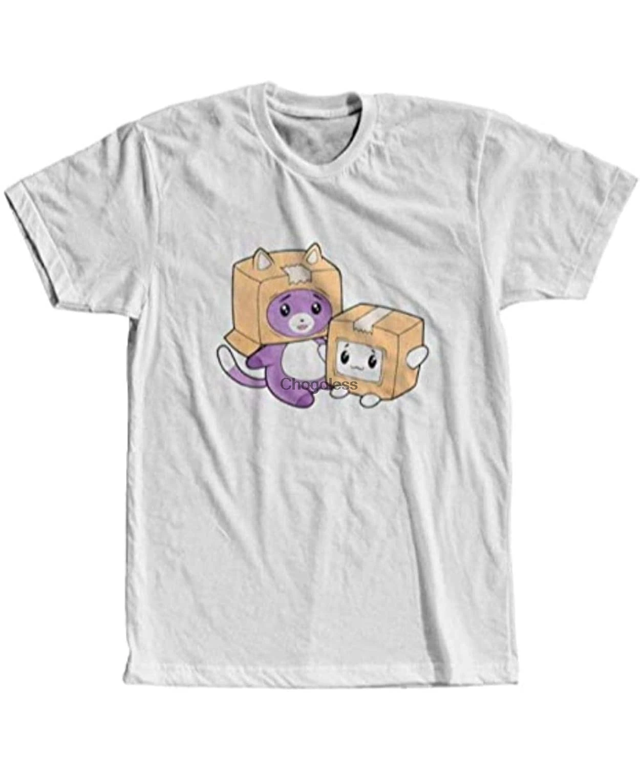 Винтажная рубашка Lankybox Merch меняющая цвет мужская и женская Молодежная толстовка
