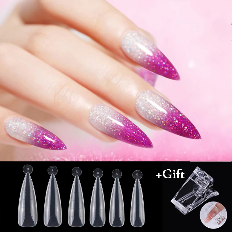 

120pcs/bag Upper Forms For Nails Nail System Full Cover Quick Building Gel Mold Tips Nail Extension Forms Dual Forms Tips