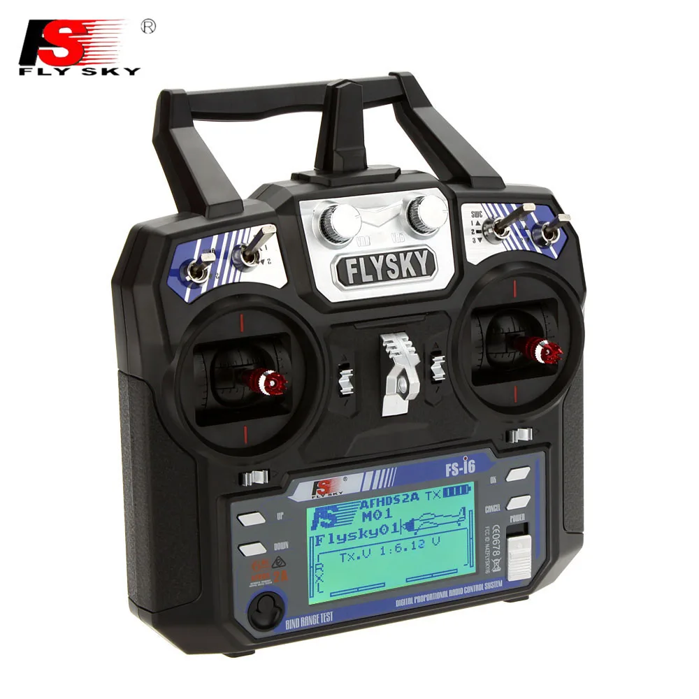 Flysky FS i6 AFHDS 2A 2 4 ГГц 6CH радио Системы передатчик для RC беспилотный летательный