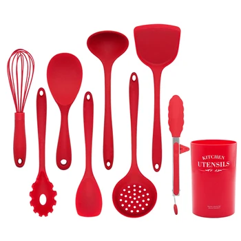 

8/9/10 pcs Kitchen Utensils Silicone Heat Resistant Kitchen Cooking Utensil set Non-Stick Kitchen Utensil Set kitchen Tool Set